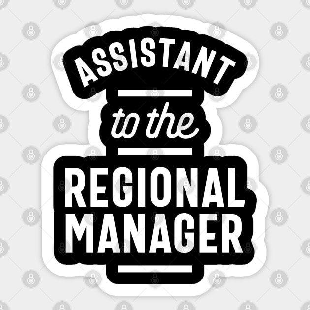 Assistant to the Regional Manager The Office Funny Sticker by cidolopez